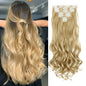 Lush Clip In Extensions 7 Piece Full Head 22 Inch Curly Wavy Hair