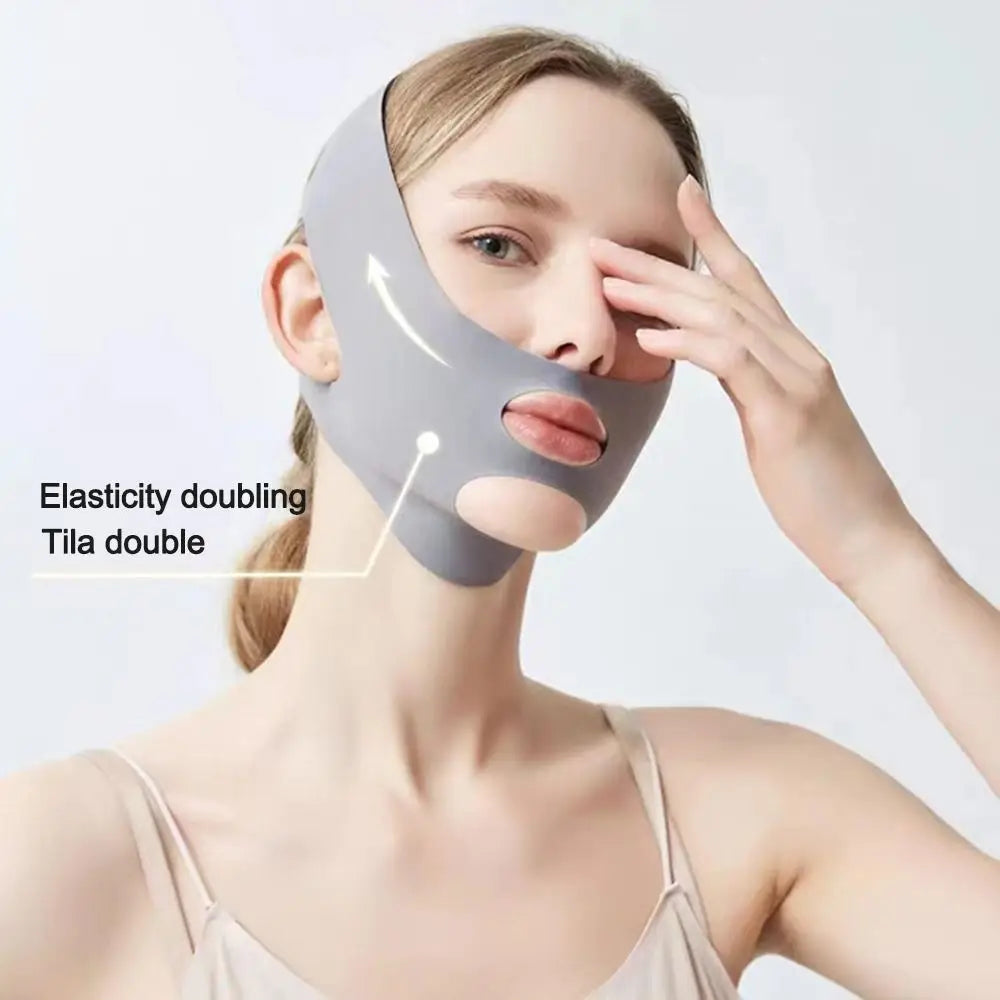 Breathable Adjustable Face Sculpting Sleep Mask With Jawline Lifting And V Line Shaping