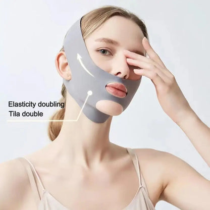 Breathable Adjustable Face Sculpting Sleep Mask With Jawline Lifting And V Line Shaping