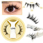 Magnetic Eyelashes 3D Mink - Reusable False Lashes Set with Tweezers Tool