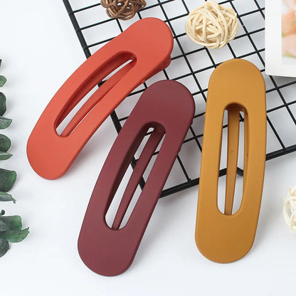 Matte Hair Clips for Bangs and Flyaway Control Gentle Grip Daily Wear
