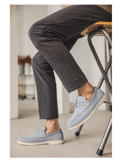 2025 Summer Loafers Men Casual Shoes Breathable Lace Up Lightweight Versatile Comfortable SUMMER CHAMPION