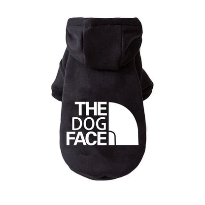Designer Dog Clothes Hoodies The Dog Face Wind Coat Warm for Small Large Dogs Jacket Sweatshirt French Bulldog Jacket Clothing