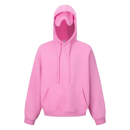 Unisex Cotton Blend Fleece Hoodie And Pants Set With Relaxed Fit And Soft Texture
