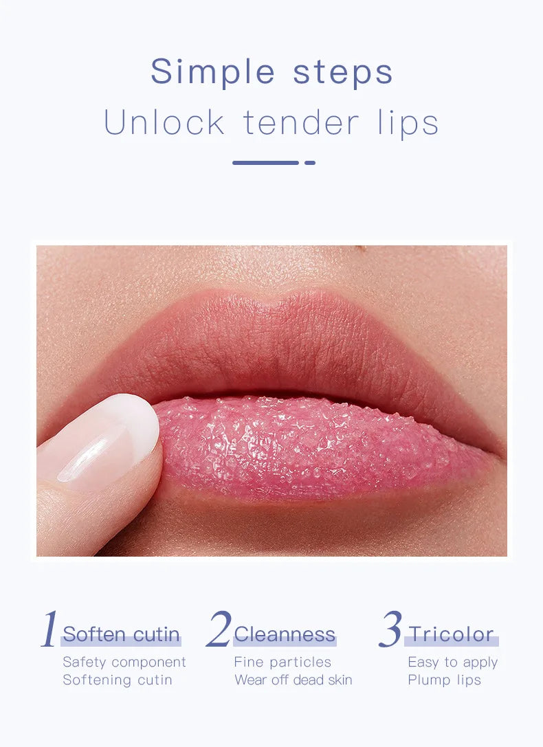 Lips Scrub Make Tender Lip Mask Makeup Exfoliating Exfoliation Gentle Moisturizing Conditioning Exfoliate Care Lips Balm Make-up
