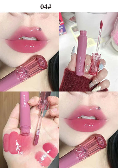 Hydrating Lip Gloss with Glassy Shine for Everyday Wear Rich Color