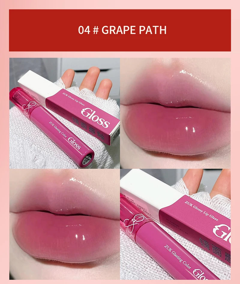 Hydrating Lip Gloss with Glassy Water Shine for Plump Lips