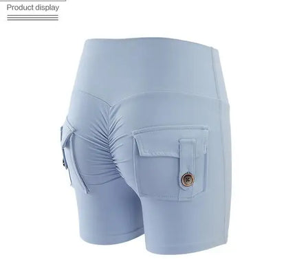 Sexy Yoga Shorts for Women, High Waisted Sports Pants, Fitness Shorts