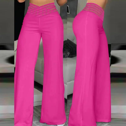 Gorgeous Wide Leg Straight Pants — High Waist Flared Pants for Women