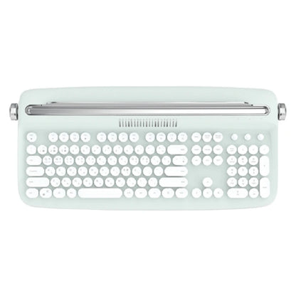 Retro Wireless Bluetooth Typewriter Keyboard 108 Keys Abs Office