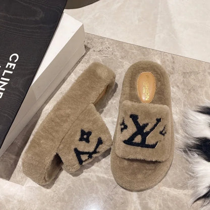 Soft Slippers Indoor with Plush Lining for Ultra Warmth and Durable Rubber Traction