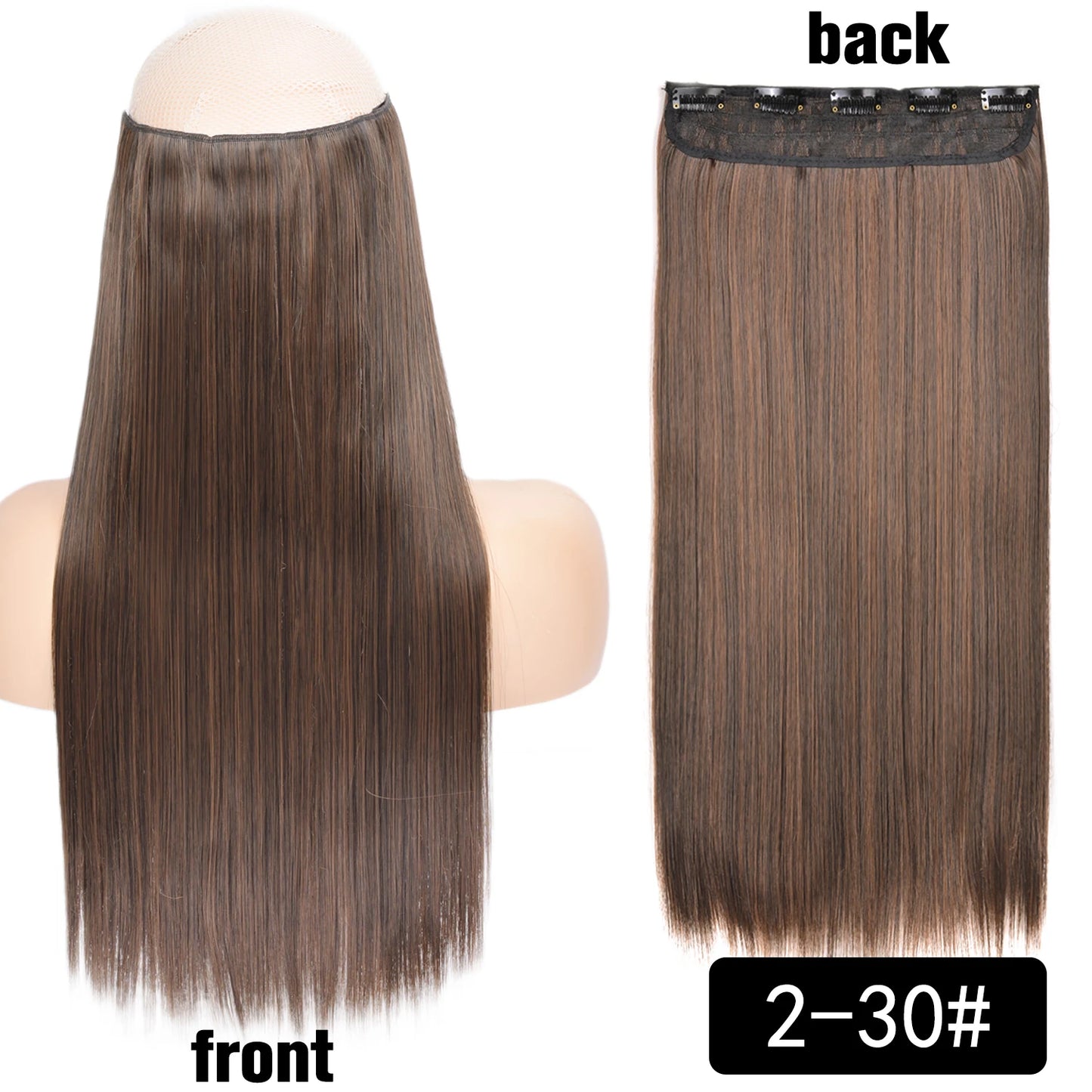 Long Clip In Hair Extensions for Length and Volume 22 Inch