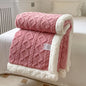 Ultra Blanket With Double Layer Milk Velvet And Lambswool Warmth
