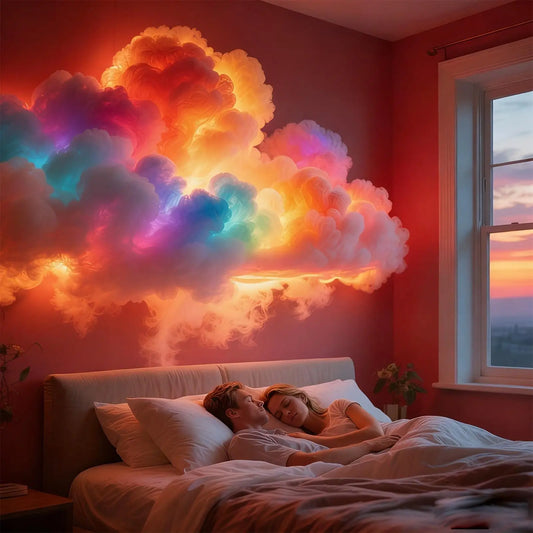 Cloud Shaped Led Ceiling Light with Color Changing Glow