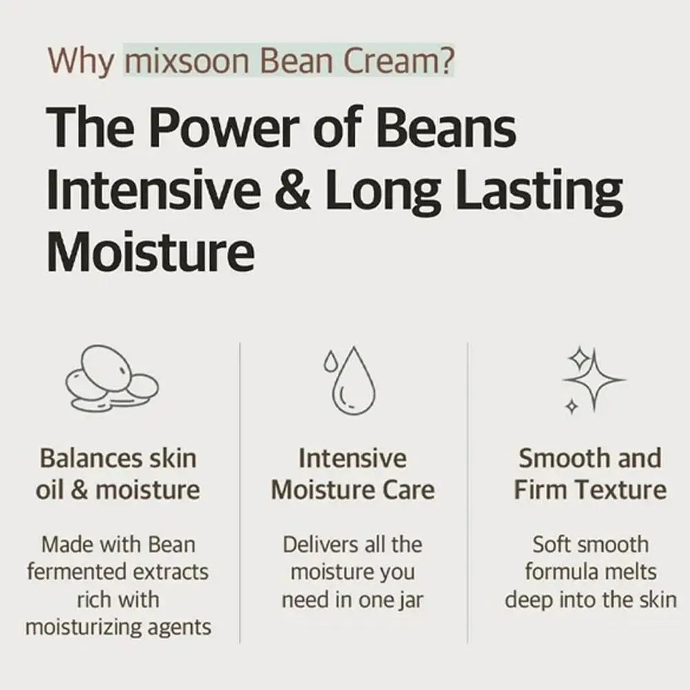 Korean Bean Cream Hydrating Skin Care Set With Centella Cleanser And Spf50 Sunscreen Featuring Soy Extract