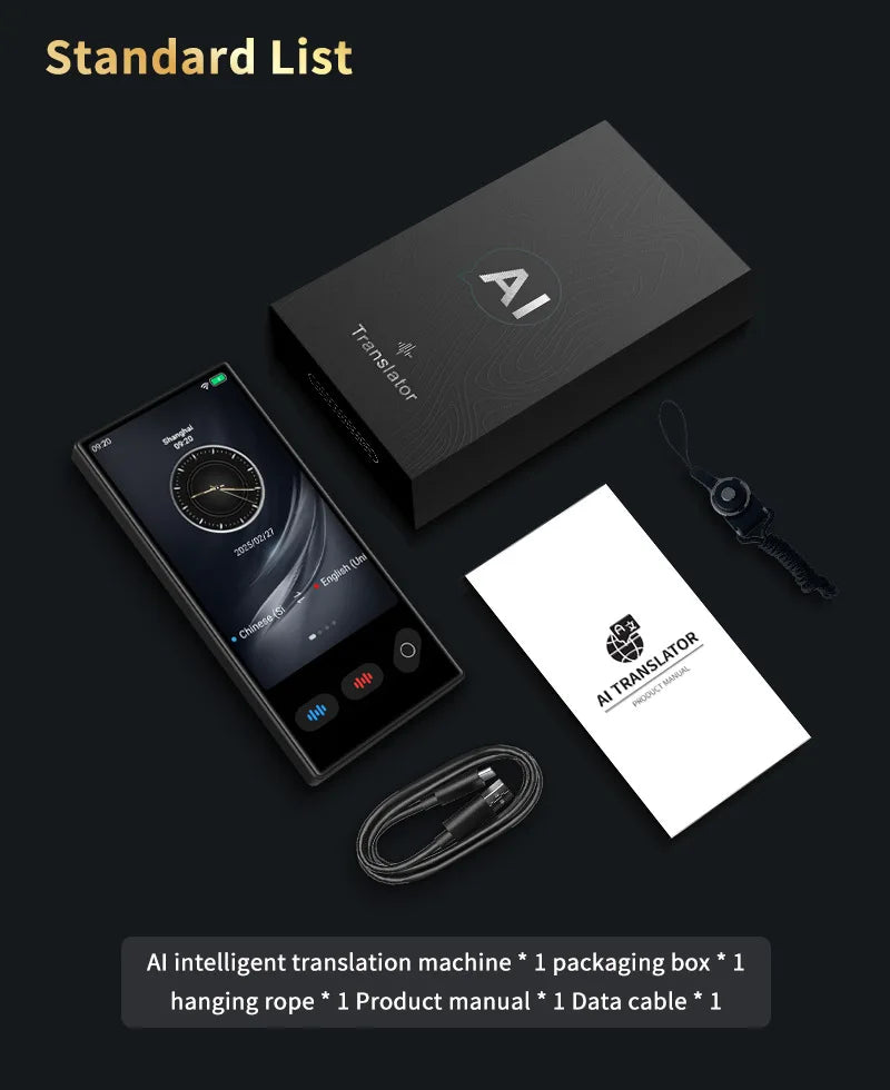 Portable Real Time Voice Translator For Travel 12 Offline Languages