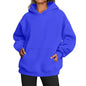Women's Fleece Hoodie with Oversized Fit and Soft Touch Inner Lining Relaxed Silhouette