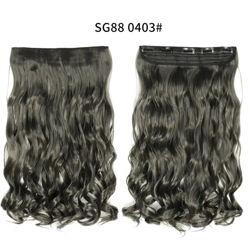Long Clip In Hair Extensions for Length and Volume 22 Inch