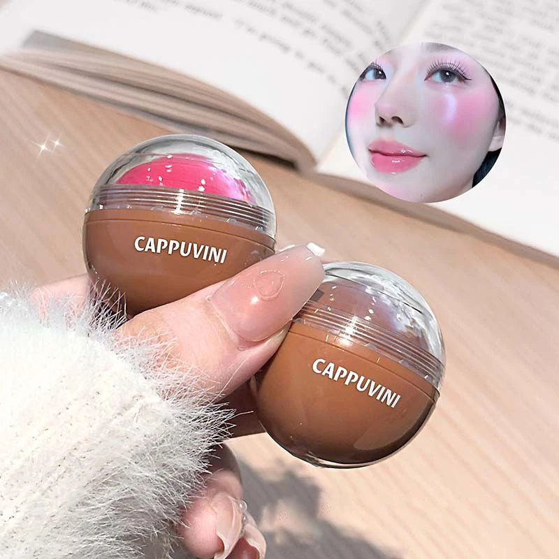 Water-Light Blush Ball for All Skin Tones with Ultra Soft Applicator