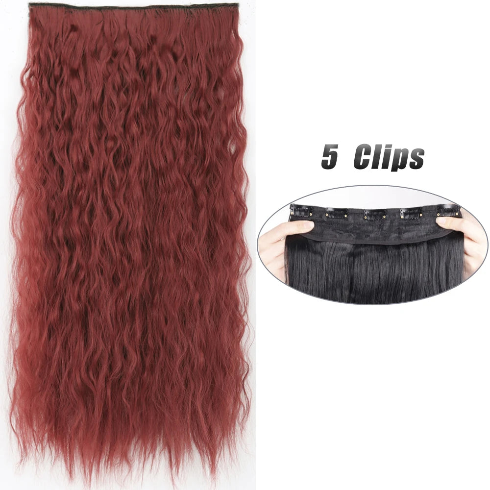 Voluminous Clip-In Hair Extensions 80cm For Fuller Long Hair Look