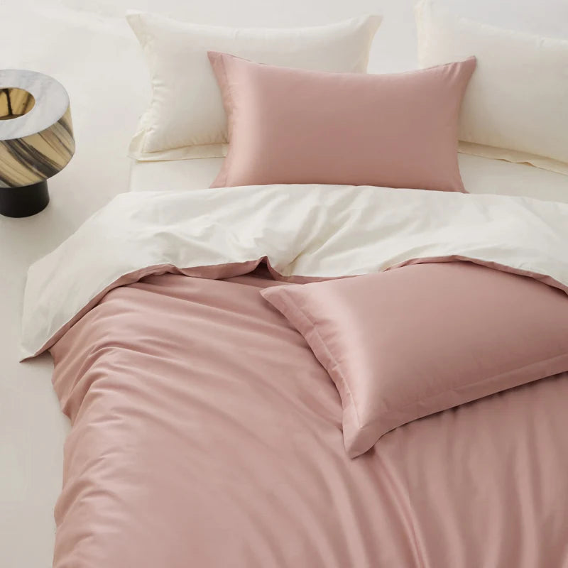 Soft Cotton Bedding Set with 800 Thread Count Duvet Cover and Sheets