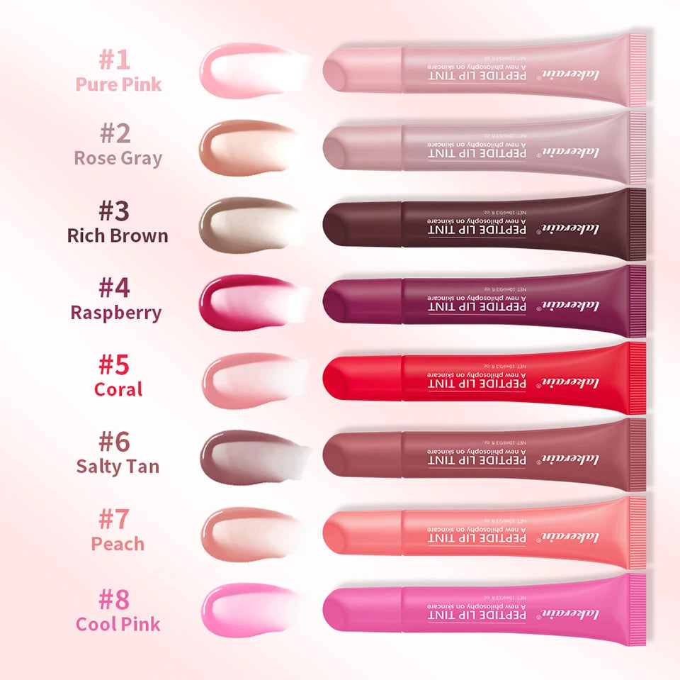 Peptide Lip Tint – Hydrating Lip Gloss plumper with Mirror Shine, Long-Lasting Moisture, and Non-Sticky Glossy Finish