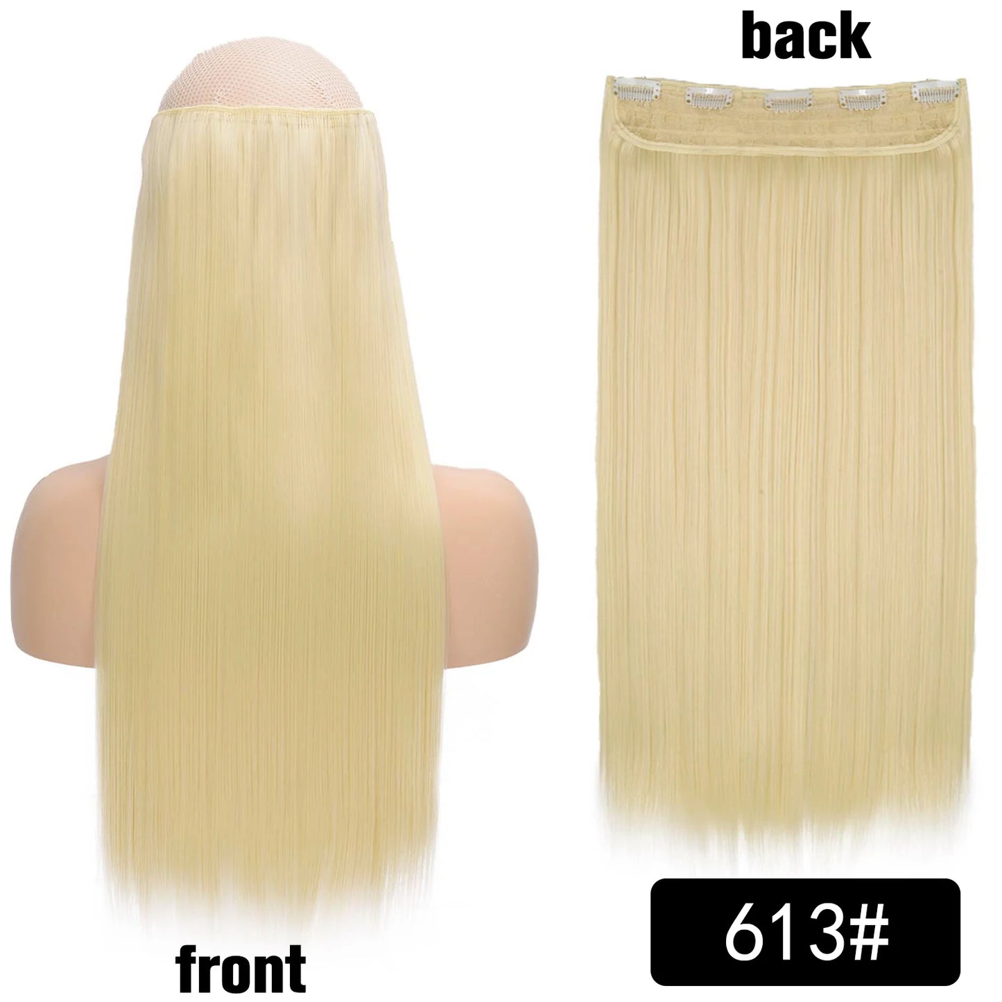 Long Clip In Hair Extensions for Length and Volume 22 Inch