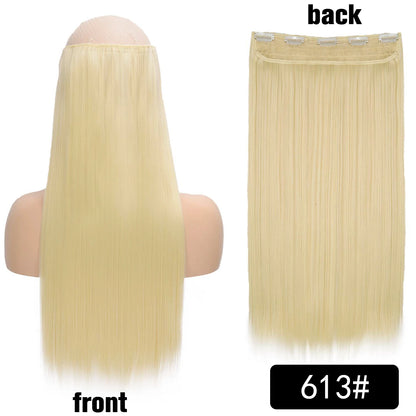 Long Clip In Hair Extensions for Length and Volume 22 Inch