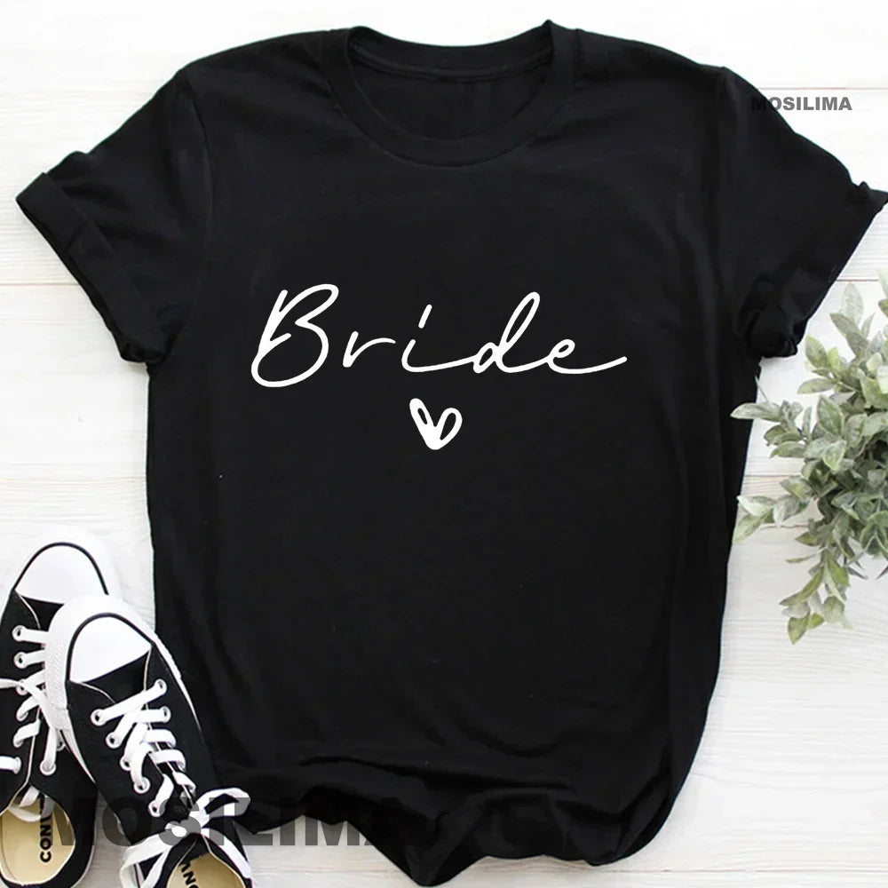 Women’s Luxe Team Bride Shirts - Bachelorette Party Bridesmaids Wedding Female Tops
