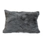 Natural Fur Patchwork Cushion Cover for Sofa, Genuine Rabbit Fur Cushion Cover, Home Decoration