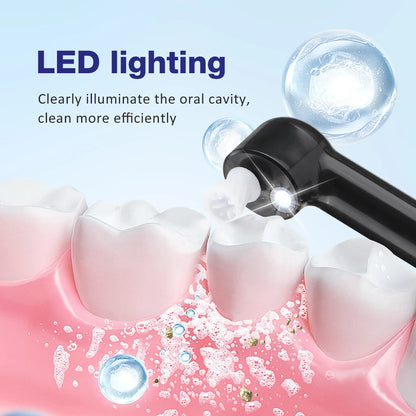 Electric Tooth Polisher - 4 Modes Dental Tartar Remover Plaque Stains Cleaning Teeth Whitening Tool