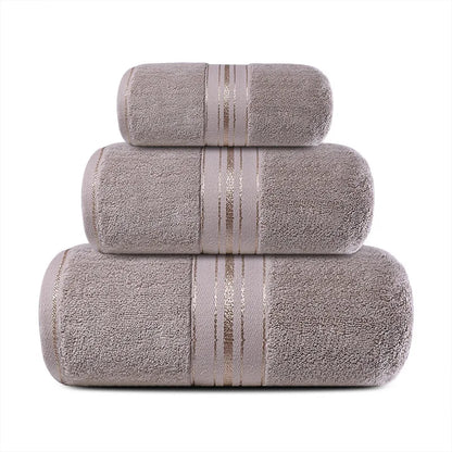 Luxury Plush 100% cotton thick set absorbent adult bath towel super absorbent soft skin-friendly face wash bathroom face towel