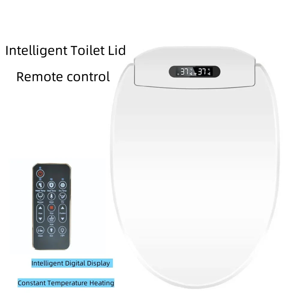 Smart Bidet Seat with Temperature Controlled Water and Drying