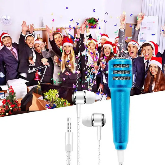 NEW Universal 3.5MM Live Phone Wired Microphone Small Microphone Mini Wheat Headset In-ear For Tik Tok Kids Accessories For Girl