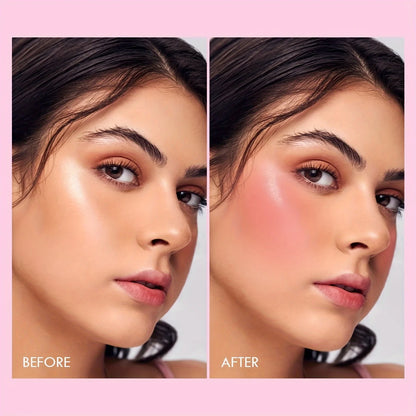 Waterproof Cream Blush Palette with Six Shades for All Skin Tones