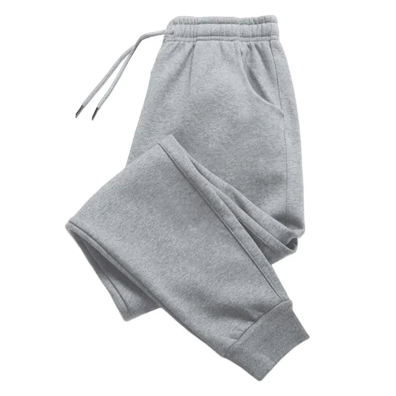 Soft Joggers with Fleece Lined Adjustable Drawstring Waistband