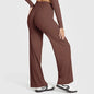 Yoga Pants Mid Rise Straight Leg Fit Second Skin Feel