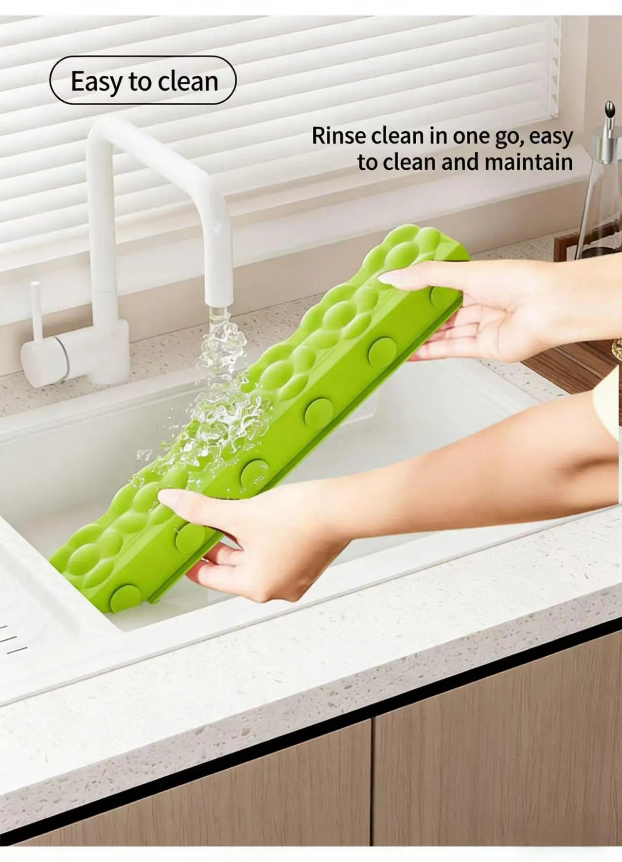Silicone Sink Stopper Strip Splash Guard