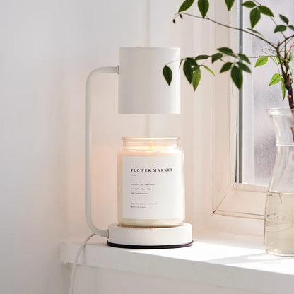 Wax-melting lamp with timer and dimmer