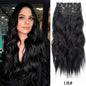 Synthetic Clip In Hair Extensions 11Color Synthetic Clip In Hair Extensions Long Wavy 4Pcs/Set Piece 11 Clip-In Hairpieces