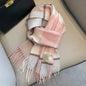 100% Wool Women Scarf Autumn Winter Vintage Preppy Style Plaid Wrap Scarve Pashmina Mujer Femme Foulard Bufanda Shawl Unisex Men
