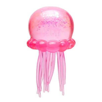 NeeDoh Jellyfish and Cube Squish Toy Made of Plastic for Stress Relief