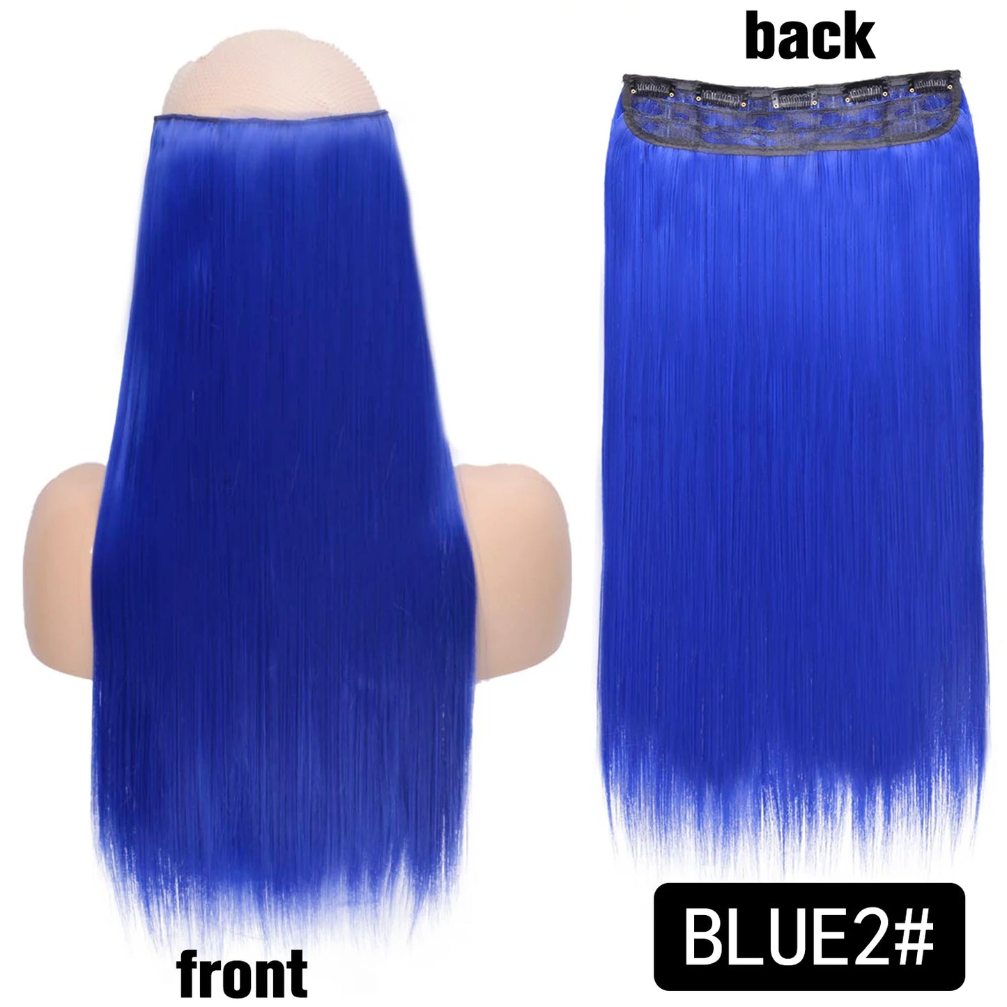 Long Clip In Hair Extensions for Length and Volume 22 Inch