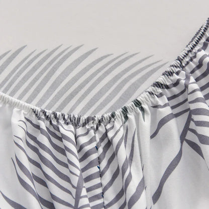Soft Bedsheet Simple Style Bed Cover Single/Queen/King Size Bed Linen Home Fitted Sheets 침대시트 (Pillowcase Need Order)