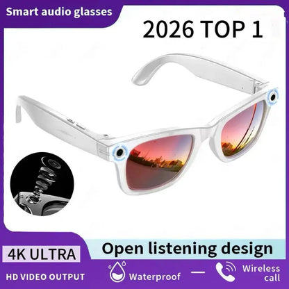 Titanium Frame AI Smart Glasses With 13MP Camera And Real Translation