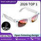 Titanium Frame AI Smart Glasses With 13MP Camera And Real Translation
