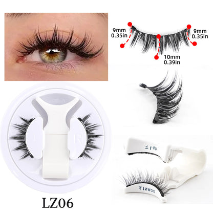 Magnetic Eyelashes 3D Mink - Reusable False Lashes Set with Tweezers Tool