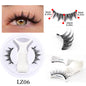 Magnetic Eyelashes 3D Mink - Reusable False Lashes Set with Tweezers Tool
