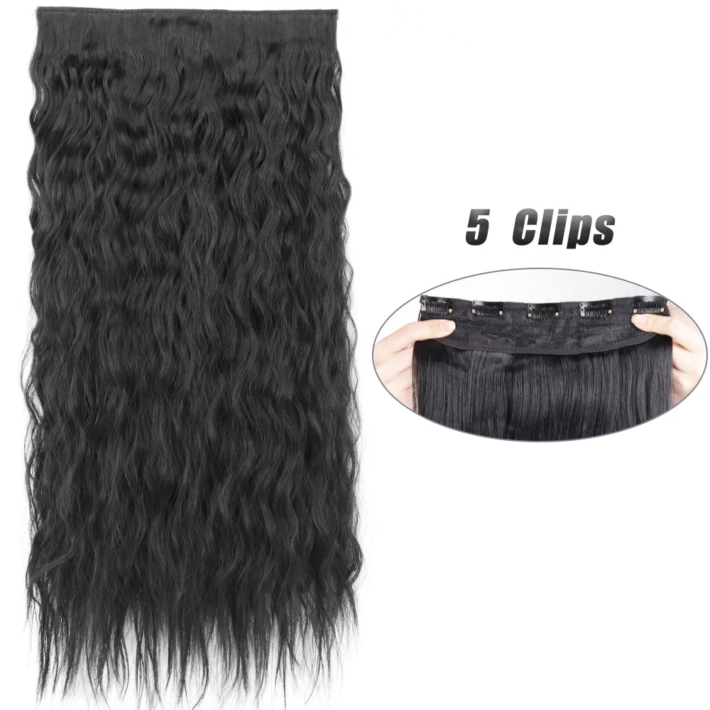 Voluminous Clip-In Hair Extensions 80cm For Fuller Long Hair Look