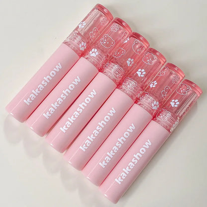 Hydrating Lip Gloss Long Lasting Translucent Red Brown Tint